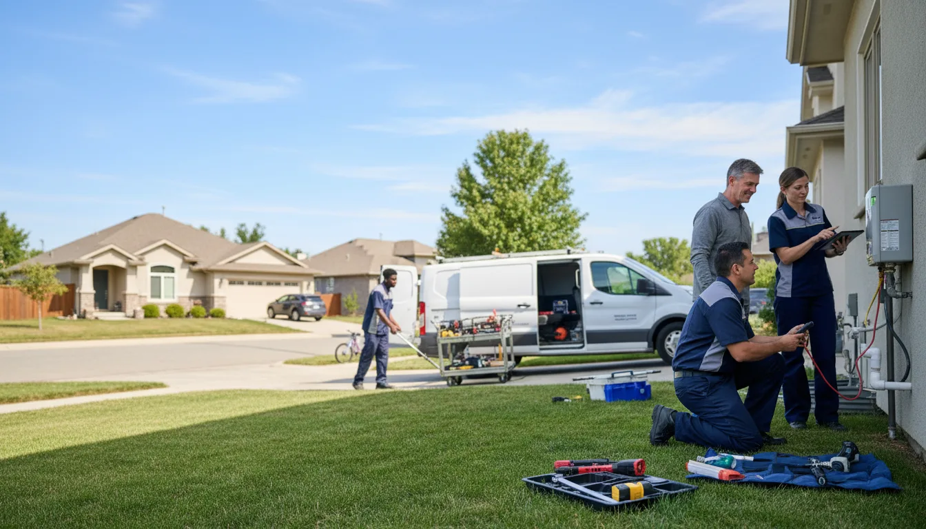 Tankless water heater service in Los Indios, TX